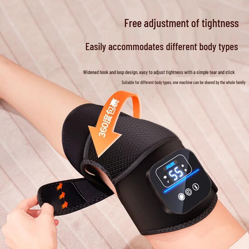 AUX Heated Knee Massager with Vibration and Mugwort Compress CN plug (adapter included)