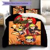 Naruto Uzumaki Naruto Pattern Bedding Home Decoration Birthday Gift (1 * duvet cover + 2 * pillowcase, without core)