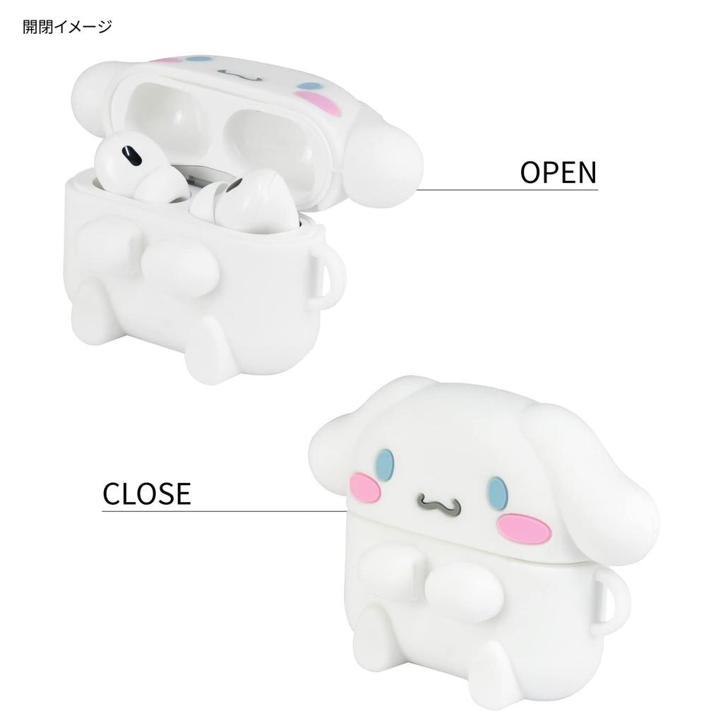 Gourmandise Силиконовый чехол Sanrio Chara Coors AirPods Pro Pro, совместимый с Cinnamoroll (Второе поколение)/AirPods SANG-274CN