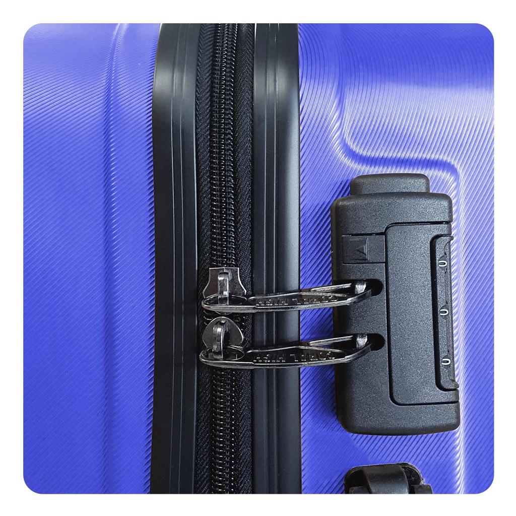 coral high Чемодан маленького размера из АБС-пластика лавандового цвета 16436