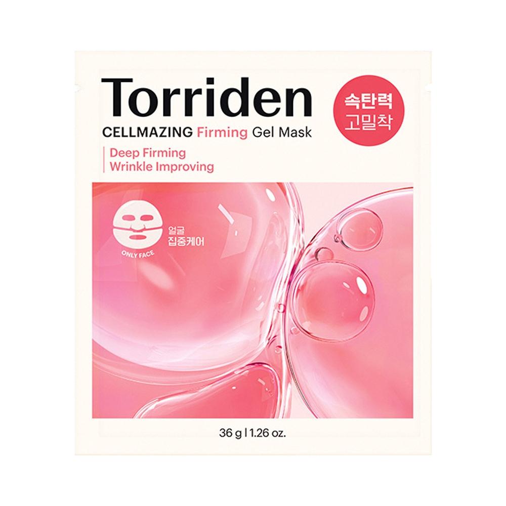 Torriden Celllizing Низкомолекулярная Коллагеновая Укрепляющая Гелевая Маска Верх Низ 4 Листа