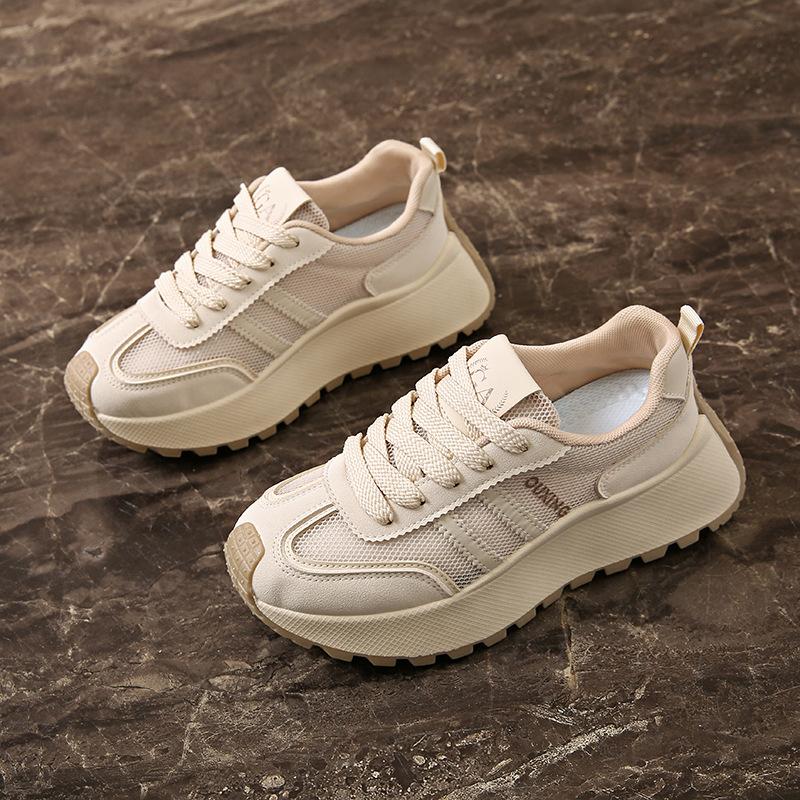 Ins корейская версия кроссовок для пап на платформе весна 2025 года, новые уличные кроссовки для бега и занятий спортом для студентов, повседневная обувь HY2515