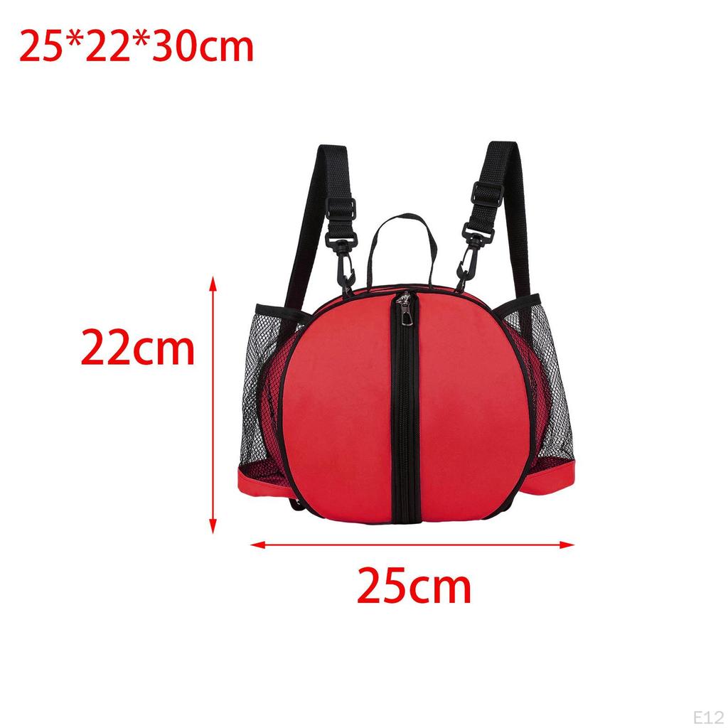 Баскетбольная сумка-тоут с регулируемым ремнем и сетчатыми карманами