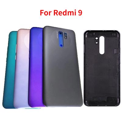 6,53 дюйма для Xiaomi Redmi 9 задняя дверь корпуса аккумулятора с ремонтом боковых кнопок