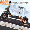 Электросамокат Z37-6000W60V30AH Электросамокат-Скорость 70 км/ч 11 Вакуумная шина-Складной EScoot