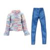 1 Set DIY Handmade Doll Sweaters Jeans Pants for 1/6 Doll/For 29~32cm Doll Clothes Accessories