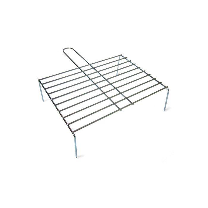 Решетка с ножками для барбекю - РАЗНОЕ - 50x38 см - Цинк - Стабильность - Ручка