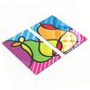 Tempered Glass Kitchen Boards with Pop Art Pear Graphics 2x30x52 Cm