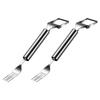 Pack of 2 Stainless Steel Watermelon Slicer Set Duals Function Blade and Fork Kitchen Tool Double Headed Cutters