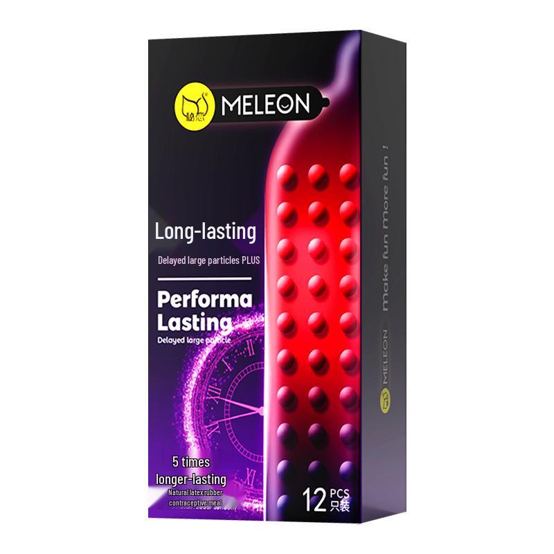 Презервативы Secret Love Delay King с ребристой текстурой – Долгоиграющие, с крупными частицами, текстура кошачьего языка