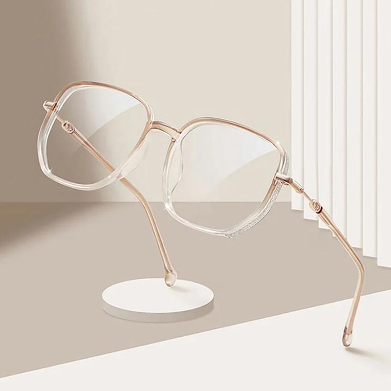 Квадратные металлические очки для чтения с блестящей оправой, защищающие от синего света, Gafas Женские Оптические очки, защищающие от синего света, Зеркальные