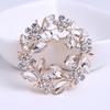 High End Diamond Inlaid Brooch, Women's High-end Feel, Chest Flower, Multifunctional Clothing Accessories