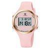 Wrist Pink Digital Sports Alarm Date Waterproof Simple for Gift Women's Watch, Watch, Men's, Unisex, Children's Watch, Watch, Multi-function, Clock,