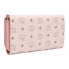 MCM Monogram Leather Wallet Crossbody Shoulder Bag Women bags Pink MXEBSVI01QH001