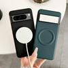 For Google Pixel 8 Pro Case Compatible with MagSafe PU+TPU Phone Back Cover