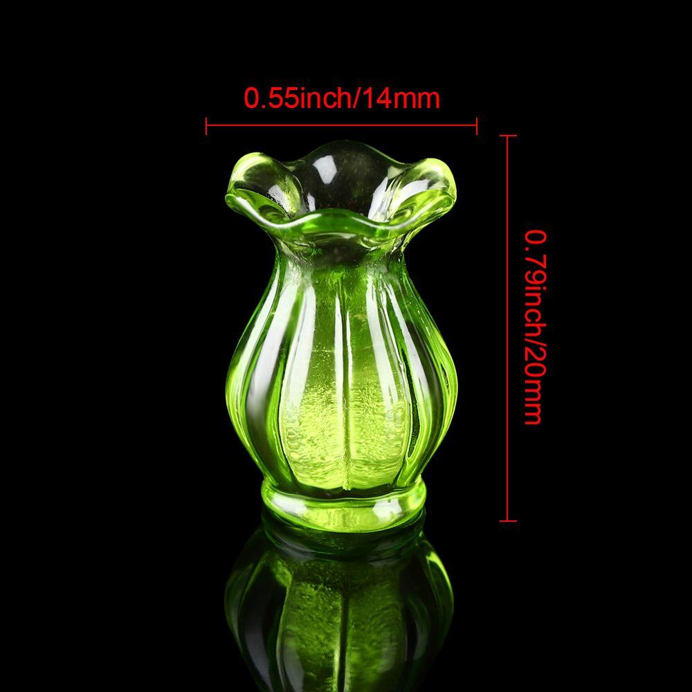 1:12 красочных кухонных украшений, мини-керамический горшок, кукольный домик, декор, миниатюры, ваза