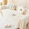 Jacquard Plush Sofa Integrated Winter Plush Full Cover Sofa Cushion Anti Slip Sofa Cover New Model