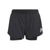 P. Blue Shorts With Inner Compression Layer Women Shorts Black GN4409