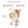 Cute Flower Children Beanie Caps Ear Protection Warm Bonnet Kids Plush Caps  Newborn Toddler