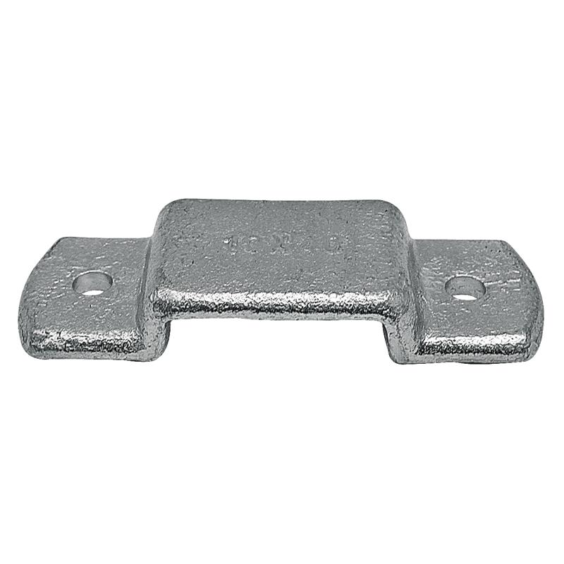 Trailer post stanchion mount 10 x 30