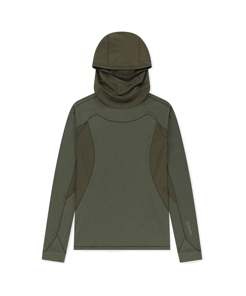 Худи с длинным рукавом Polartec® Delta™ Flexair Оливковый