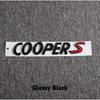 MINI 3D ABS CooperS Car Logo Letter emblem Rear Tail Box Label Sticker