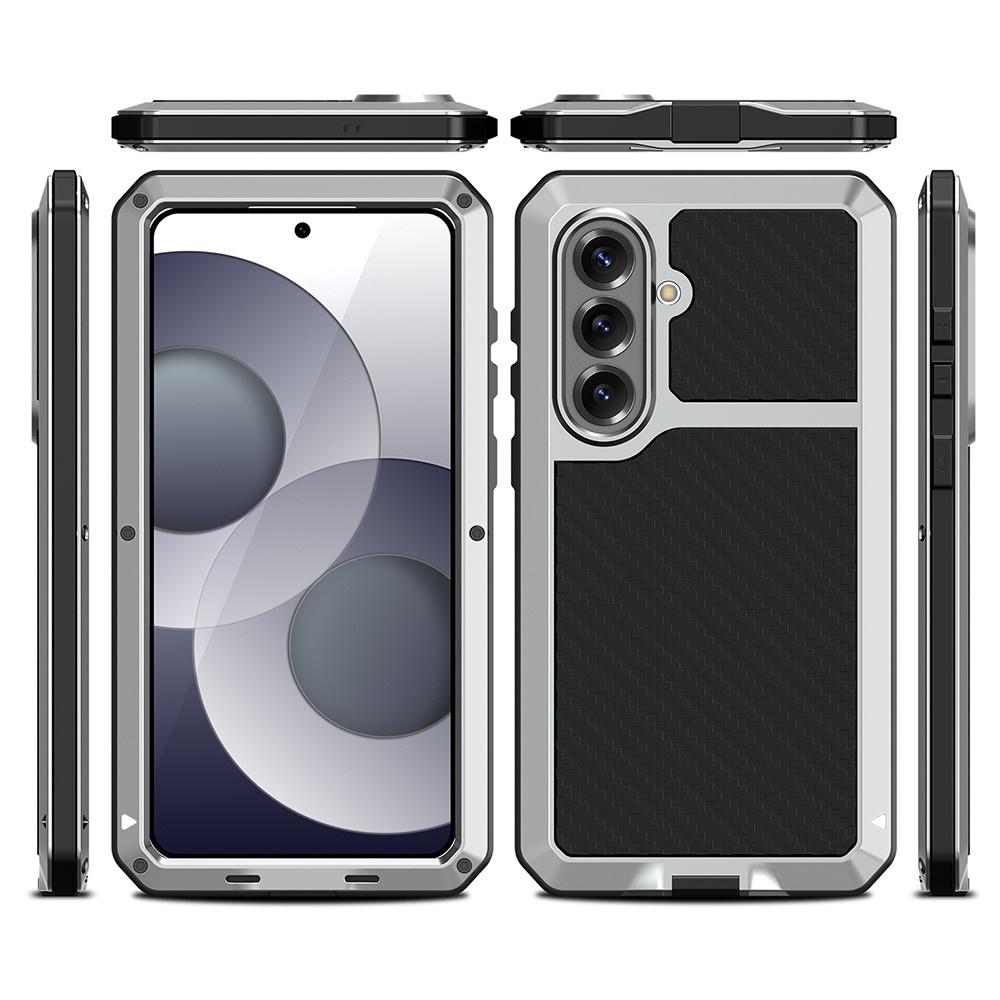 Armored case for Samsung Galaxy S26, with built-in glass, silver