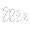Stainless Steel S-Shape Hooks for Bathroom Hook Clothing Hanger Hanging Hooks for Butcher Shop Kitchen Storage Hooks