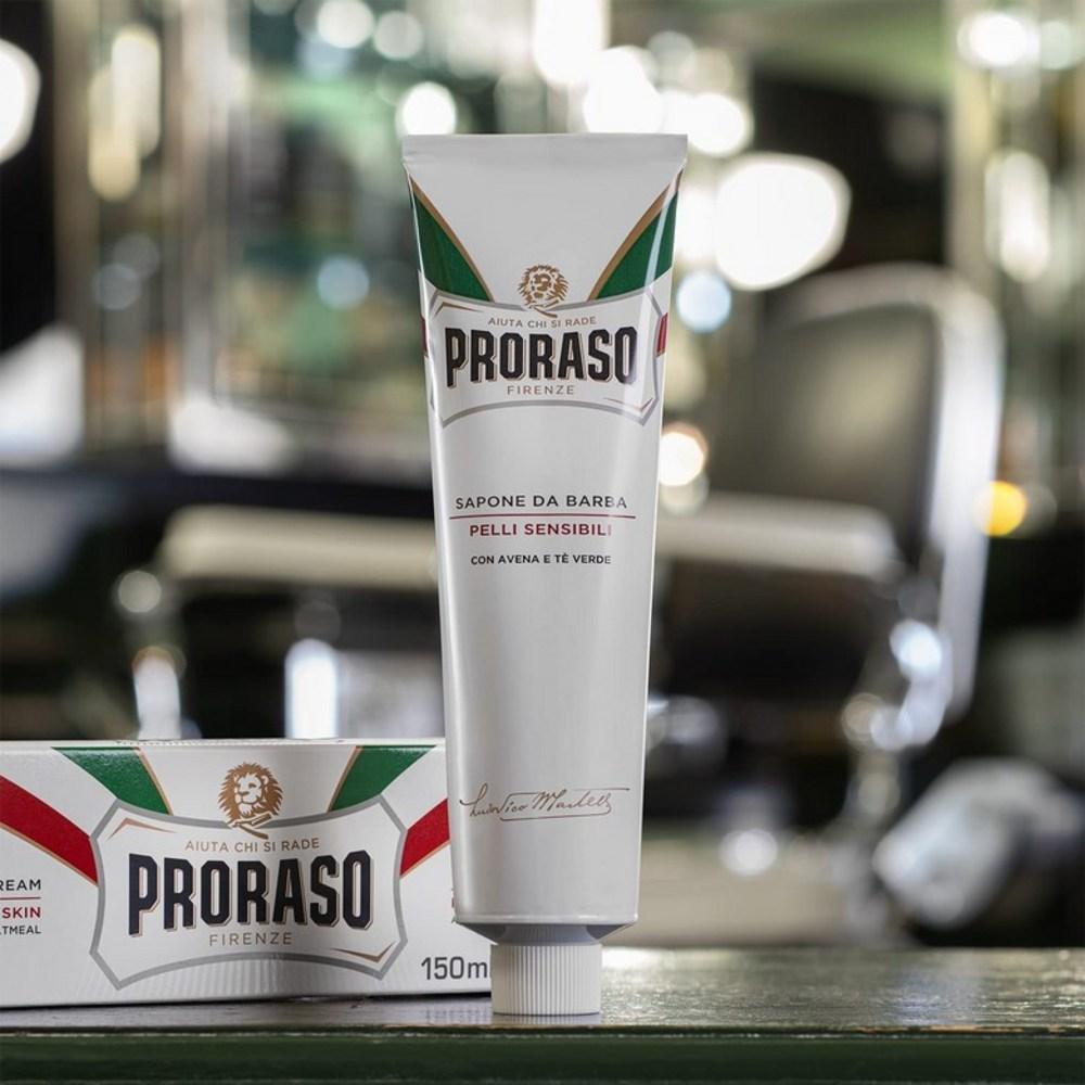 ПРОРАСО 150мл 150мл (Поло Расо) Крем для бритья Sensitive Shaving Мужская пена для бритья Sensitive