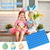 Пасхальное яйцо 83 ячейки Силиконовая форма Антипригарная Пищевой класс Легкое извлечение Сделай сам Торт