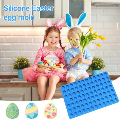 Силиконовая форма для пасхального яйца, 83 полости, антипригарное пищевое качество, легко снимается, сделай сам, украшение торта, помадка, шоколадные конфеты, желе, форма для выпечки льда