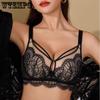 Кружевной Сексуальный Бюстгальтер Со Сбором Нижнее Белье Женский Мягкий На Косточках Регулируемый Тонкий Бюстгальтер