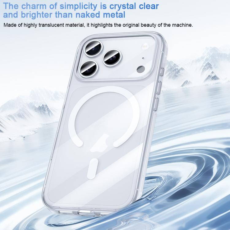 Прозрачный магнитный чехол Benks Ice Crystal для телефона MagSafe