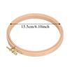 2pcs Beech Wood Cross Stitch Hoop 6 Inch Embroidery Frame Wooden Embroidery Hoop  For Art Craft