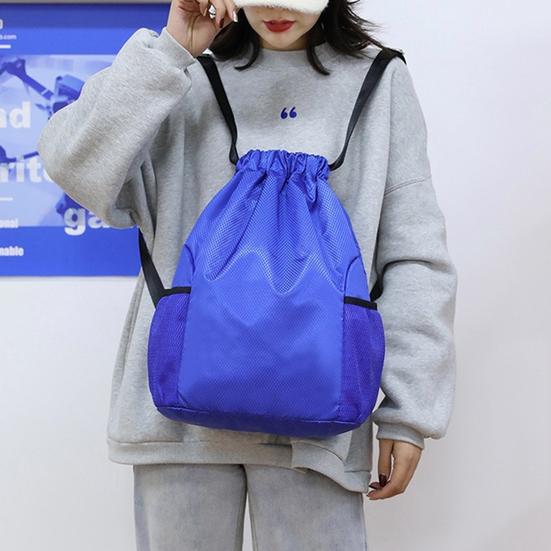 Рюкзак для спортзала, водонепроницаемый, большой емкости, на шнурке, портативный, для женщин и мужчин, велосипедная дорожная спортивная сумка для улицы