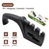 1-in-1 Knife Sharpener Professional Handheld Fast Sharpening Tool Non-Slip Base For Kitchen Knives Scissors Sharpeners