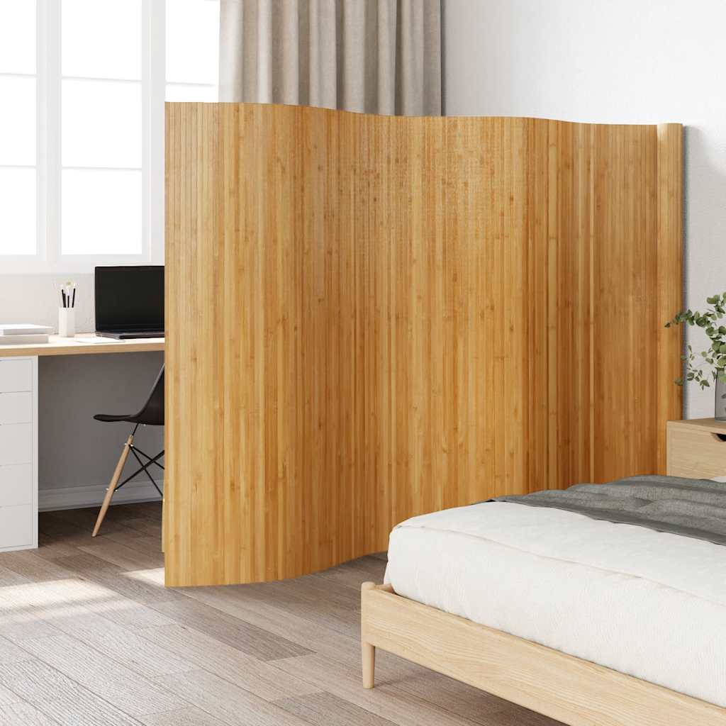 Natural Bamboo Room Divider Width 800 cm Height 165 cm