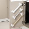 2/4Pcs Wall Mounted Plastic Trash Bag Holder Rack Self-Adhesive Storage Shelf Holder For Kitchen Bathroom Organizer