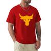 Футболка Brahma Bull The Rock Project Gym Men O-neck 100% Cotton Tshirts Tee Top