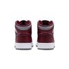 Детские кроссовки Air Jordan 1 Mid GS Cherrywood Red Cement-Grey White DQ8423-615