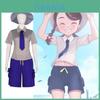 Комплект костюма для косплея Флориана и Джулианы из Pokemon Scarlet And Violet для Хэллоуина и сценических выступлений
