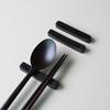 Romwood Rosewood Wooden Spoon Rest All Black