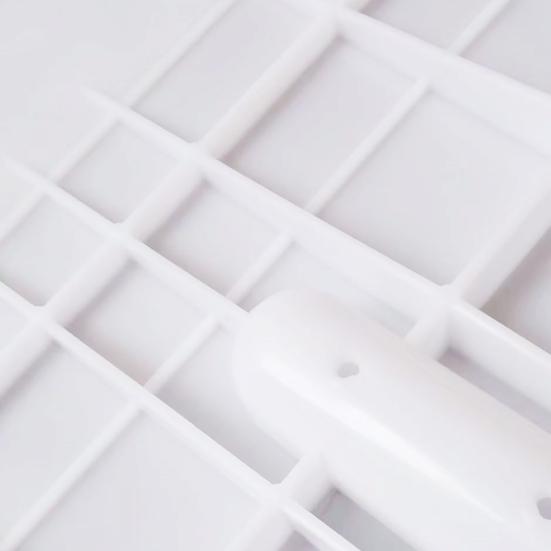 45647 Зубья Грабли для листьев Закаленные грабли Головка для сбора мусора Пластиковый садовый инструмент Легкий вес