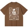 Хлопковая футболка плотностью 230 г/м² 100% Хлопок Heavy Metal Футболка с принтом рок-группы Популярная музыка Унисекс Тяжелая хлопковая футболка
