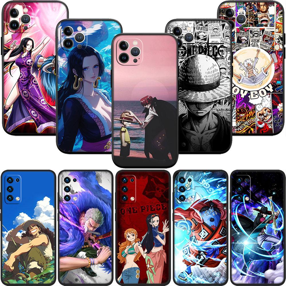 One Piece Soft Shell Phone Case for iPhone 16 15 14 13 12 Pro Max Plus Mini