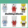 Маленькие мультяшные строительные блоки для детей Bearbrick