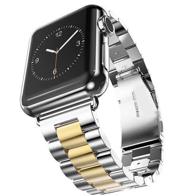 Ремешок из нержавеющей стали для Apple Watch Ultra Band 49 мм 40 мм 44 мм 42/38 мм 41 мм 45 мм Браслет IWatch Series 8 7 SE 6 5 4 WatchBand