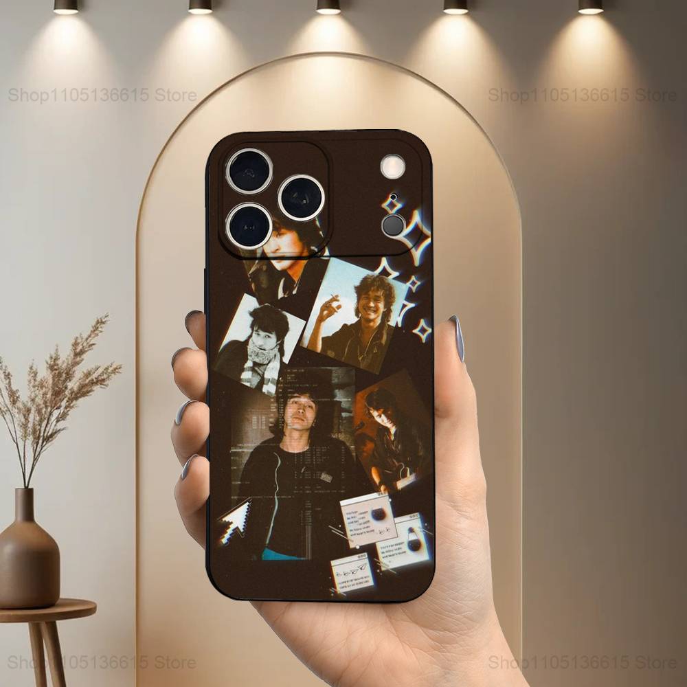 Чехол для телефона Singer V-Viktor T-TSOI для iPhone 13,16,11,14,17,12,15,Plus,Pro Max,XS,X,XR,SE,Mini,8,7, Мягкий силикон, Черный