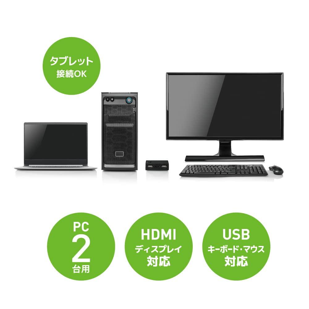 Переключатель HDMI для ПК RATOC Systems 2 Черный (для ПК) RS-230UHA