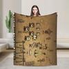 Don't Starve Survival Game Velvet Throw Fashion Blankets Monsters for Rug Piece Knitted Fashion Blanket Office Lightweight Breathable